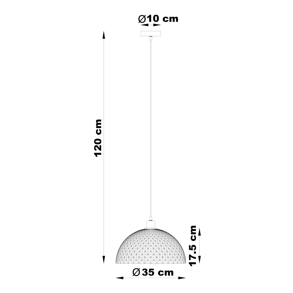 Single pendant lamp Selma sand brown Globo 9007371589104
