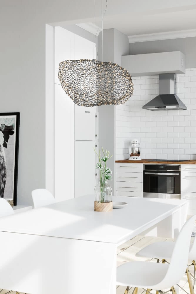 Hanging lamp Hayden matt black 40cm By Rydéns 7391741012517