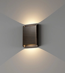 Wall lamp Diaz against white wall up & downlighter