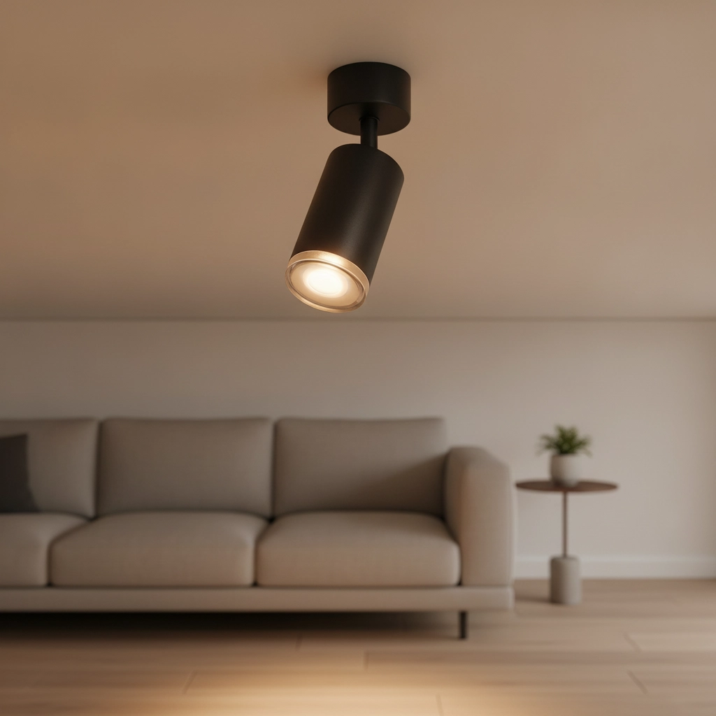 Surface-mounted spot Mao Single Black