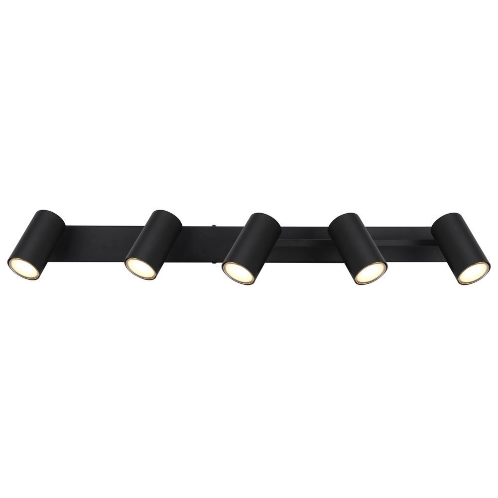 Ceiling lamp 5-lights Robby Black Globo 9007371439577