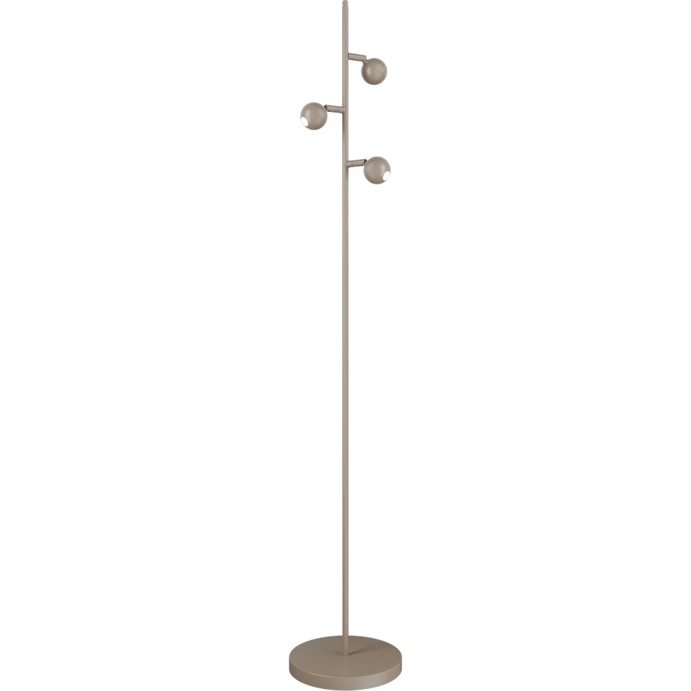 3-light floor lamp Talana beige terra