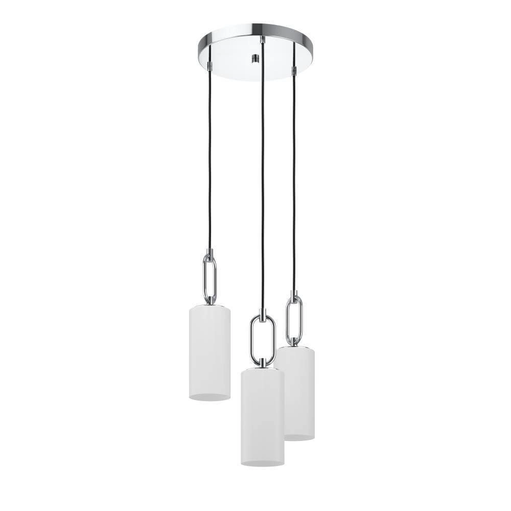 Modern hanging lamp Majana 3-light - glass