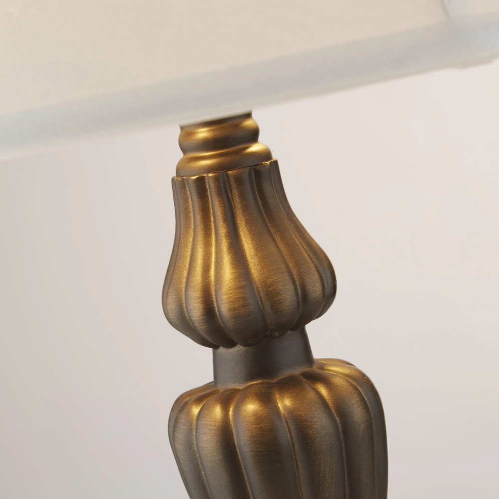 Classic table lamp Amy antique brass with shade Searchlight 5053423309095