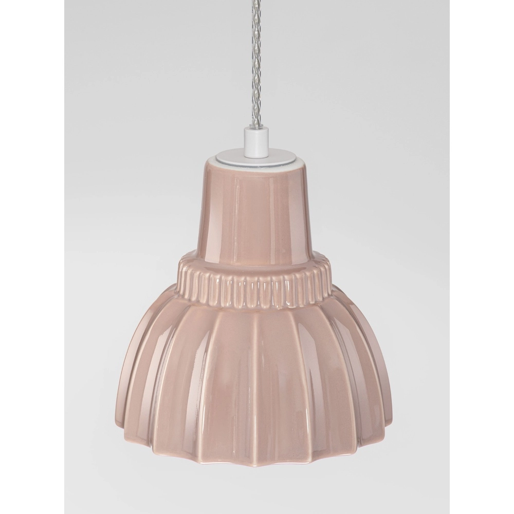 Pendant lamp Picco white with mocha brown Lyora 5212017495389