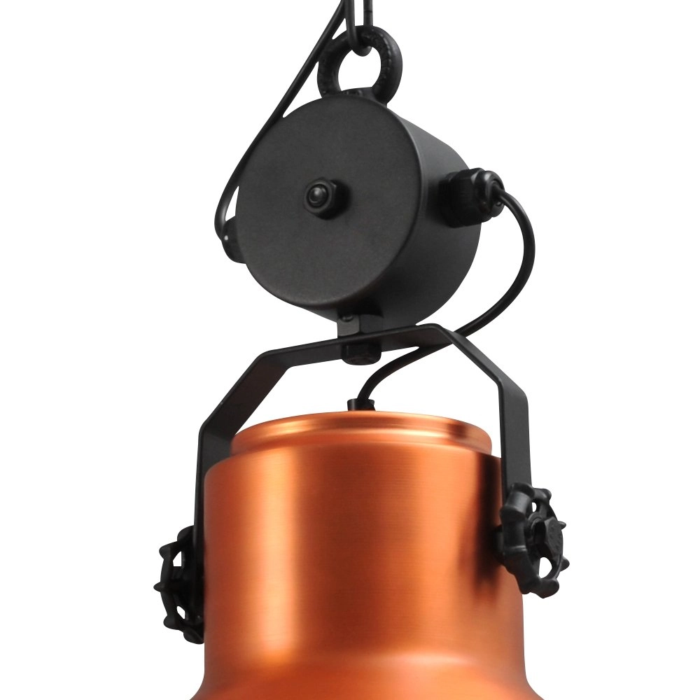 Pendant lamp Industria 44 Bud 44cm red copper with black Masterlight 8718121232850