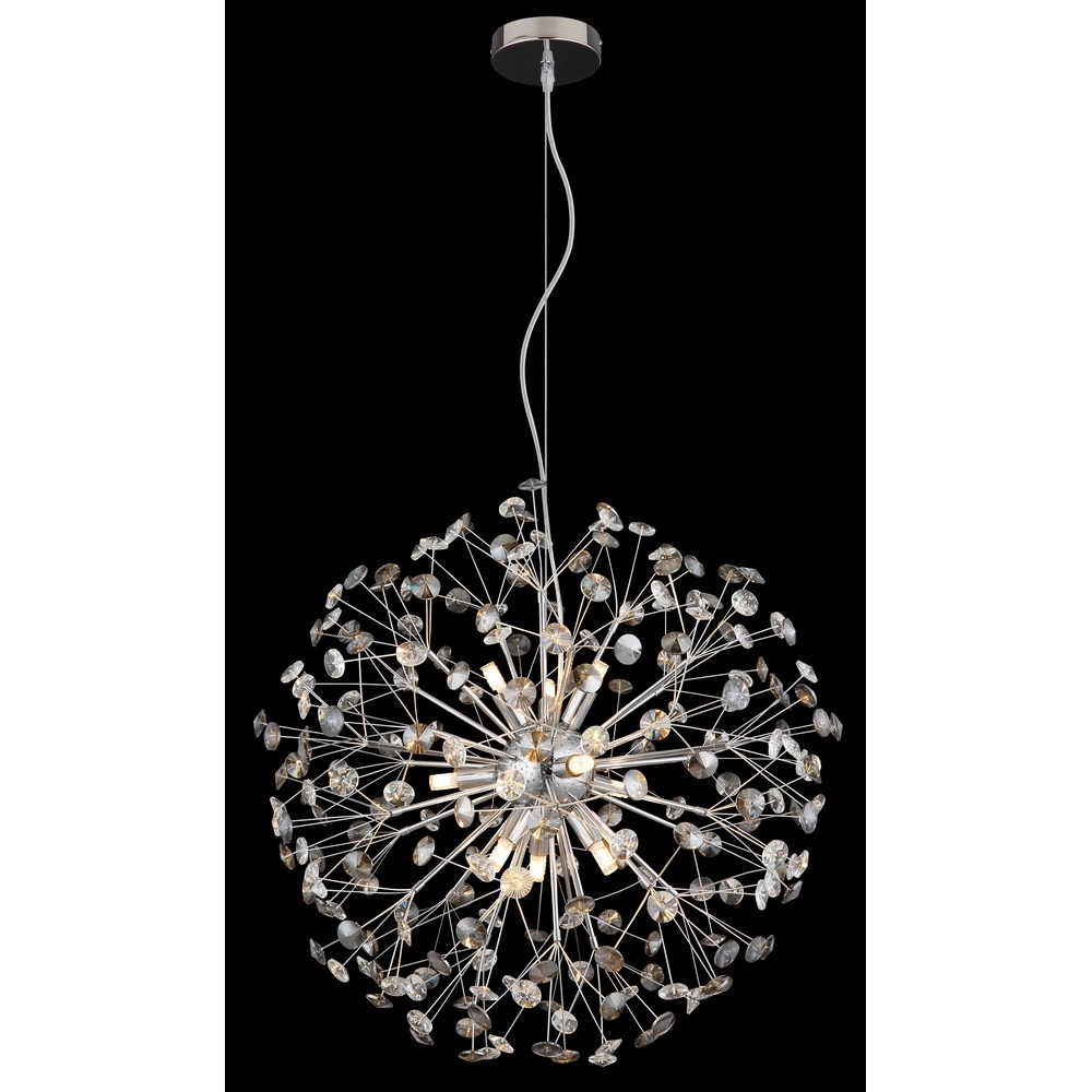 Pendant lamp Katrina chrome Ø 60cm Globo 9007371475346