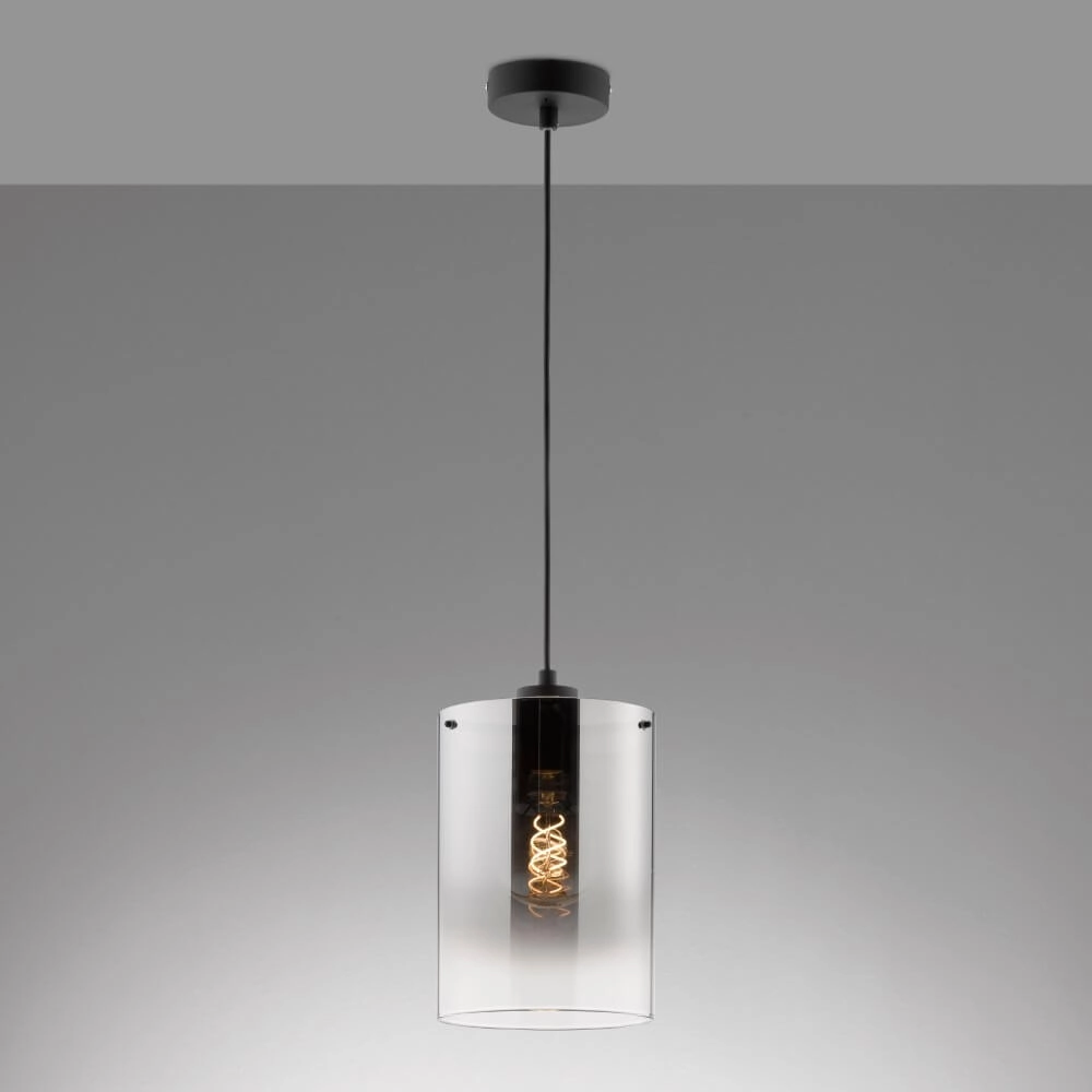 Hanging lamp Samu smoke glass Fischer & Honsel 4003694608954