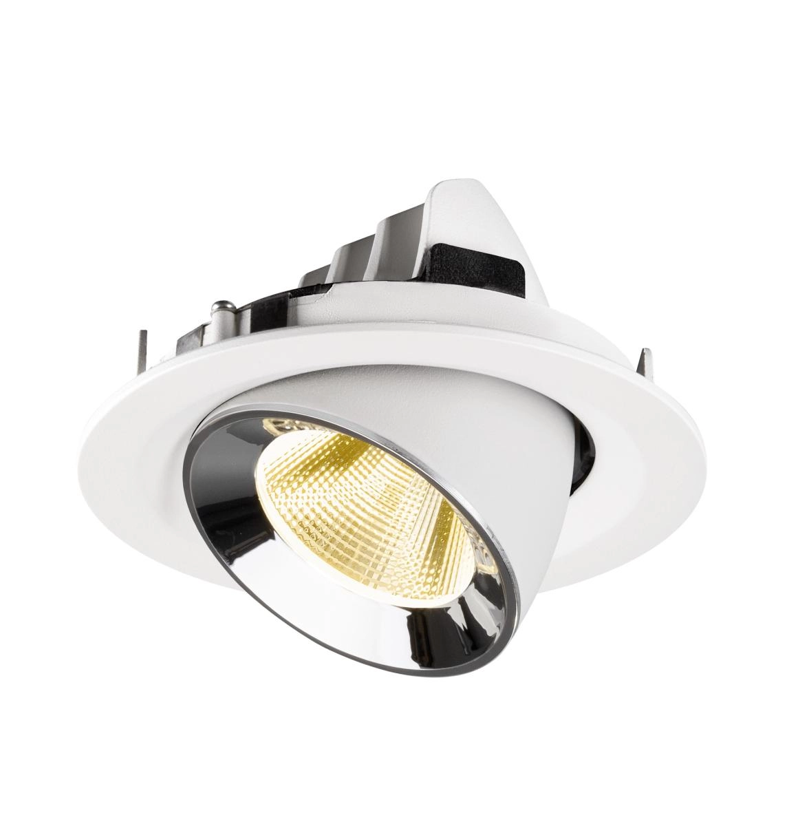 Recessed spotlight Numinos Gimble M white/chrome 3000K - 20deg SLV 4024163311847