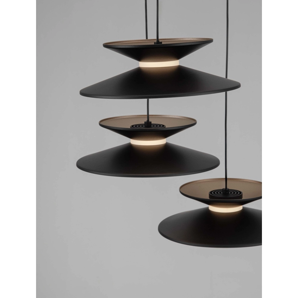 Design pendant lamp Morfi 5-light black Lyora 5212017458483