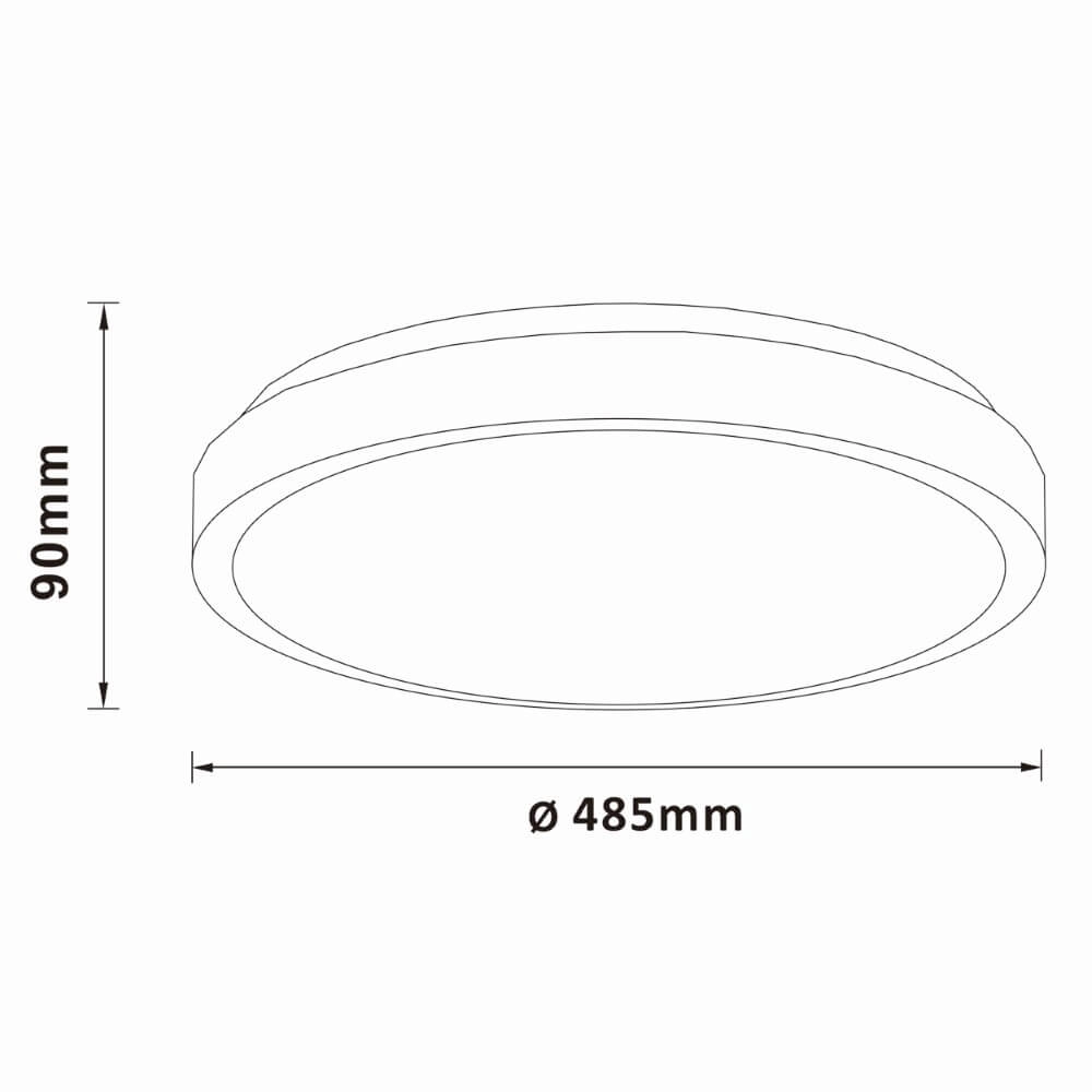 Nickel ceiling lamp Livius with white Ø 48.5cm Brilliant 4004353426483