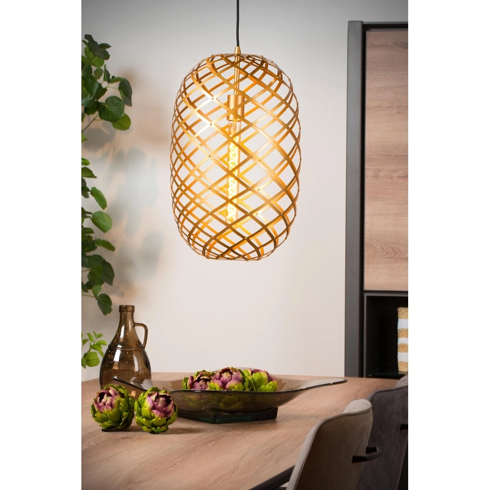 Pendant lamp Wolfram Ø 32cm gold Lucide 5411212211170