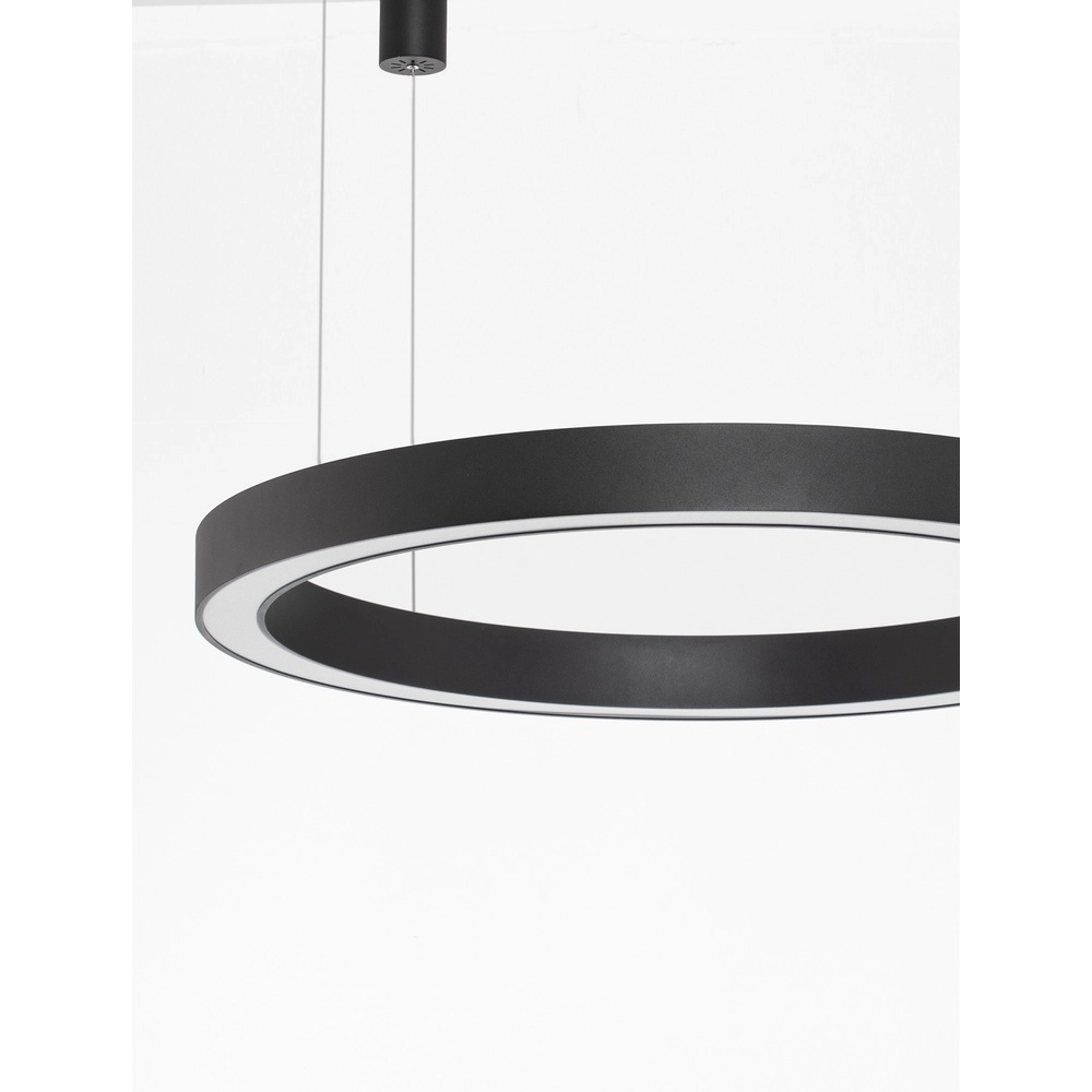 Pendant lamp Morbido black Ø 100cm Lyora 5212017438706
