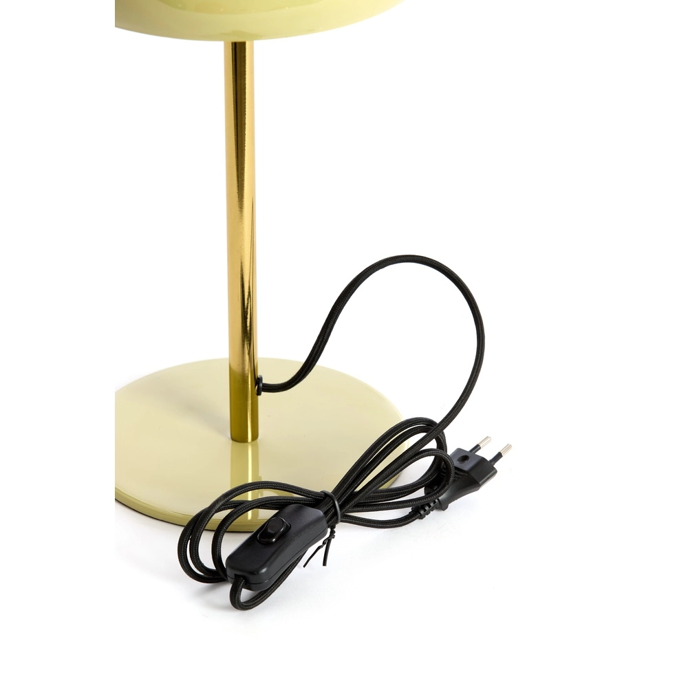 Table lamp Surin Ø 23cm - gloss light green with gold Light & Living 8717807743468