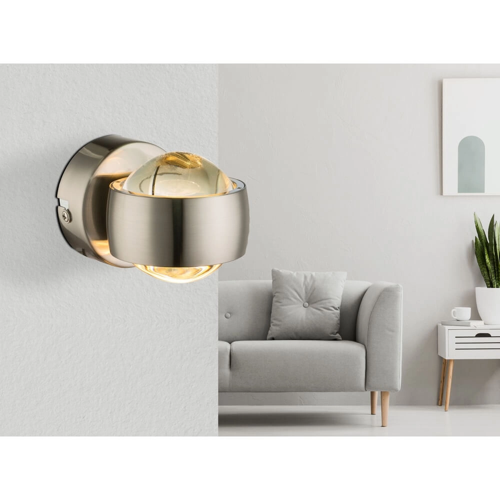 Nickel wall lamp Randi design Globo 9007371349623