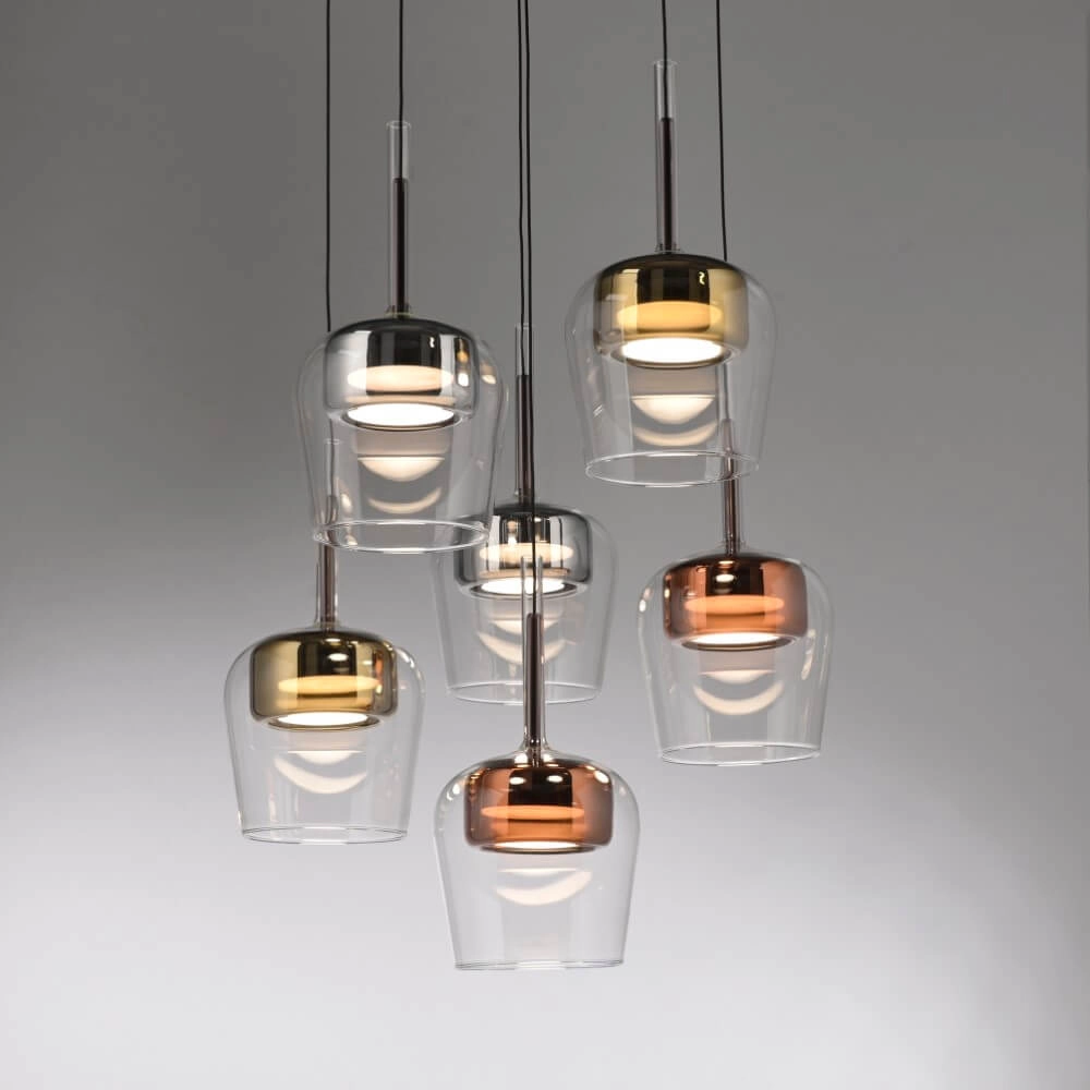 6-light pendant lamp Q-Kon Multiple colors Paul Neuhaus 4012248383872