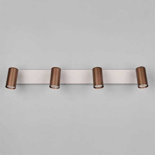 Surface-mounted spot Taryn 4-light mocha brown Trio 4017807685657