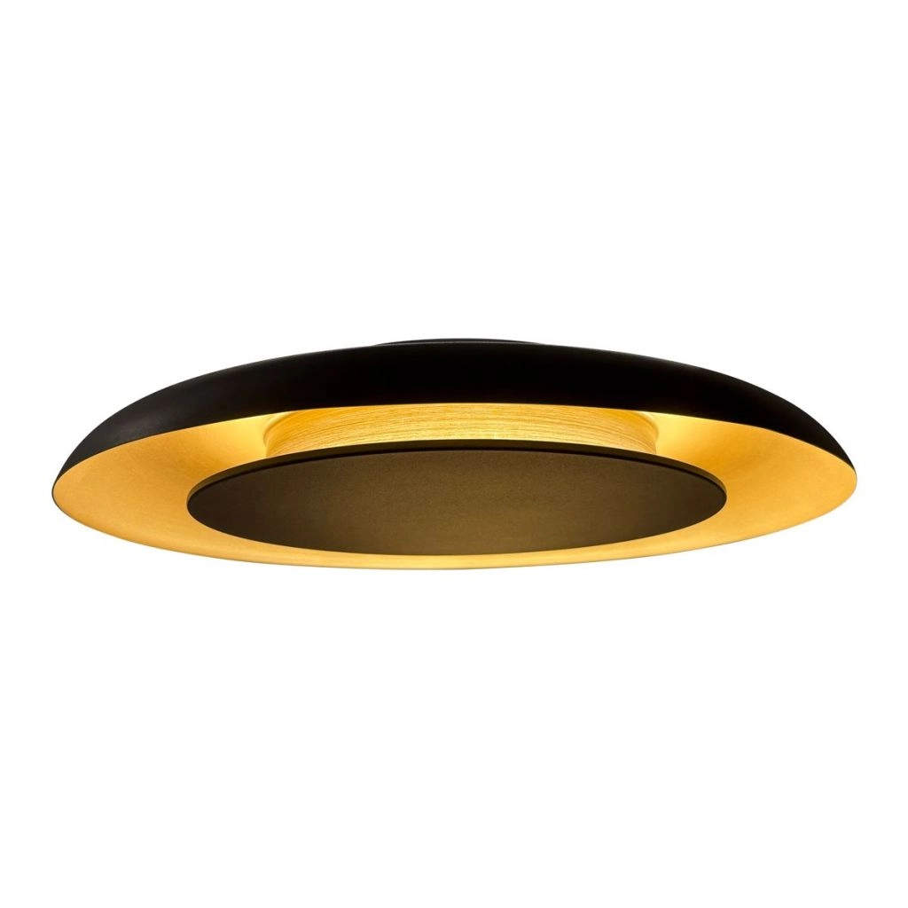 Modern ceiling lamp Golden Veil black with gold Steinhauer 8712746186772