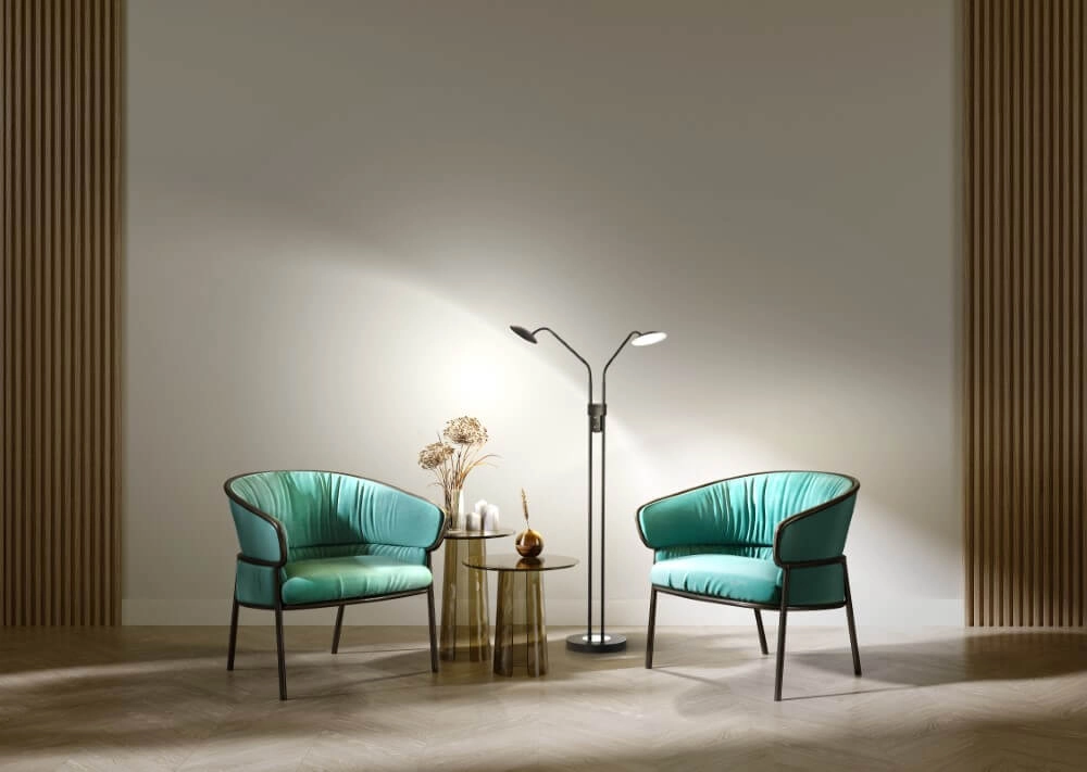 2-light reading lamp Tallri dimmable Fischer & Honsel 4003694404877