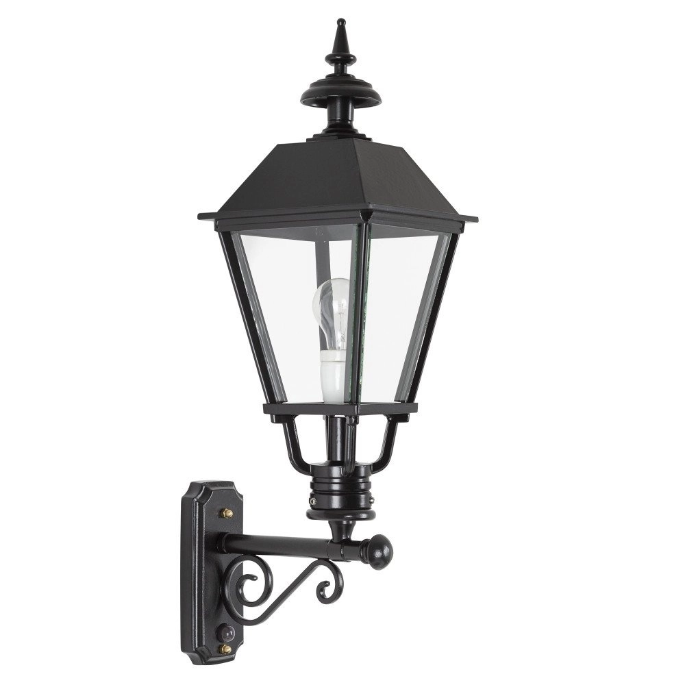 Outdoor lamp Preston with motion detector - black