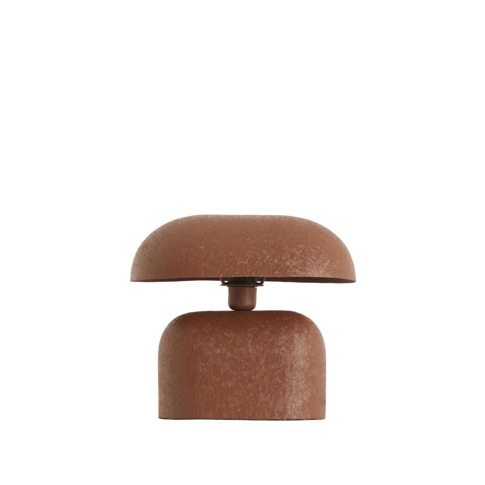 Table lamp Todd oval - matt dark orange