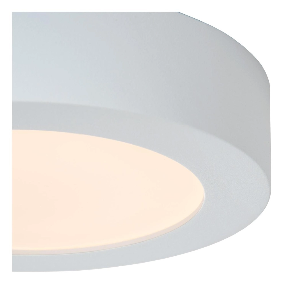 Ceiling light Brice-Led Ø 18cm - IP44 white Lucide 5411212281296