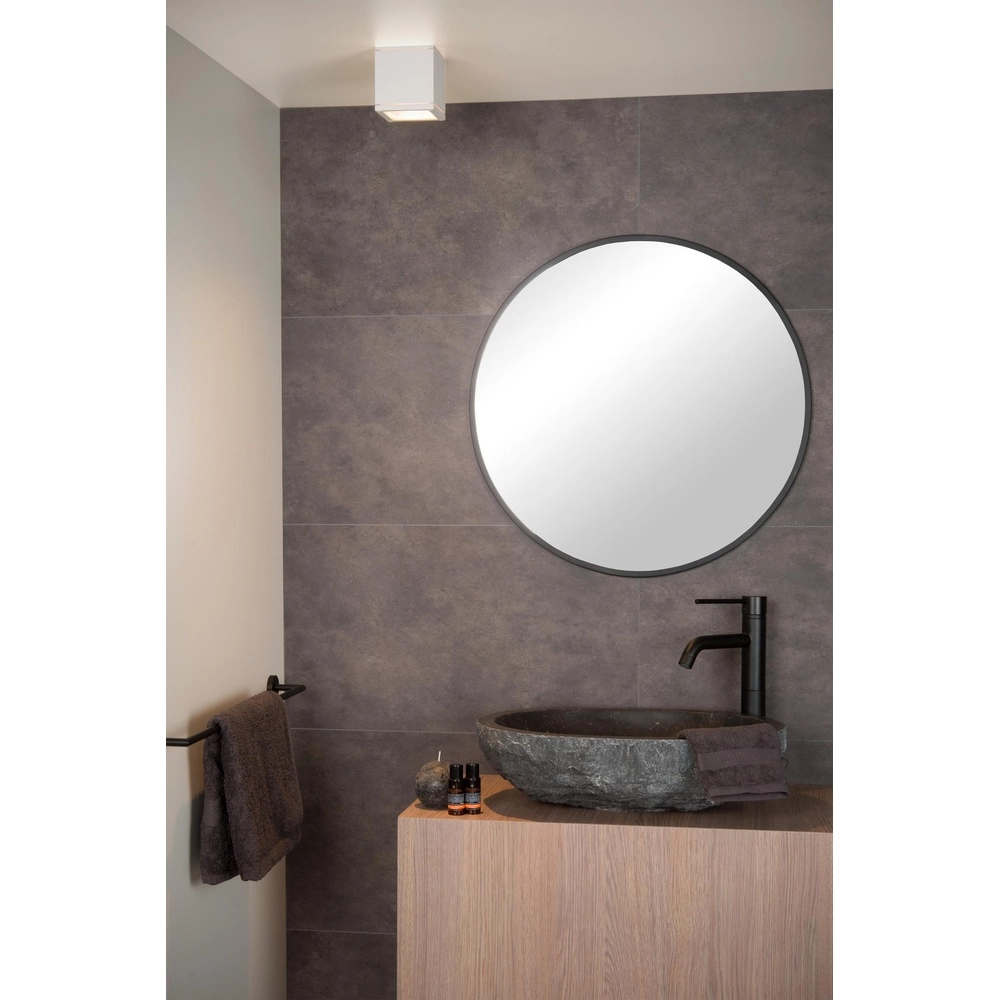Square ceiling spotlight Aven bathroom IP65 white Lucide 5411212221469