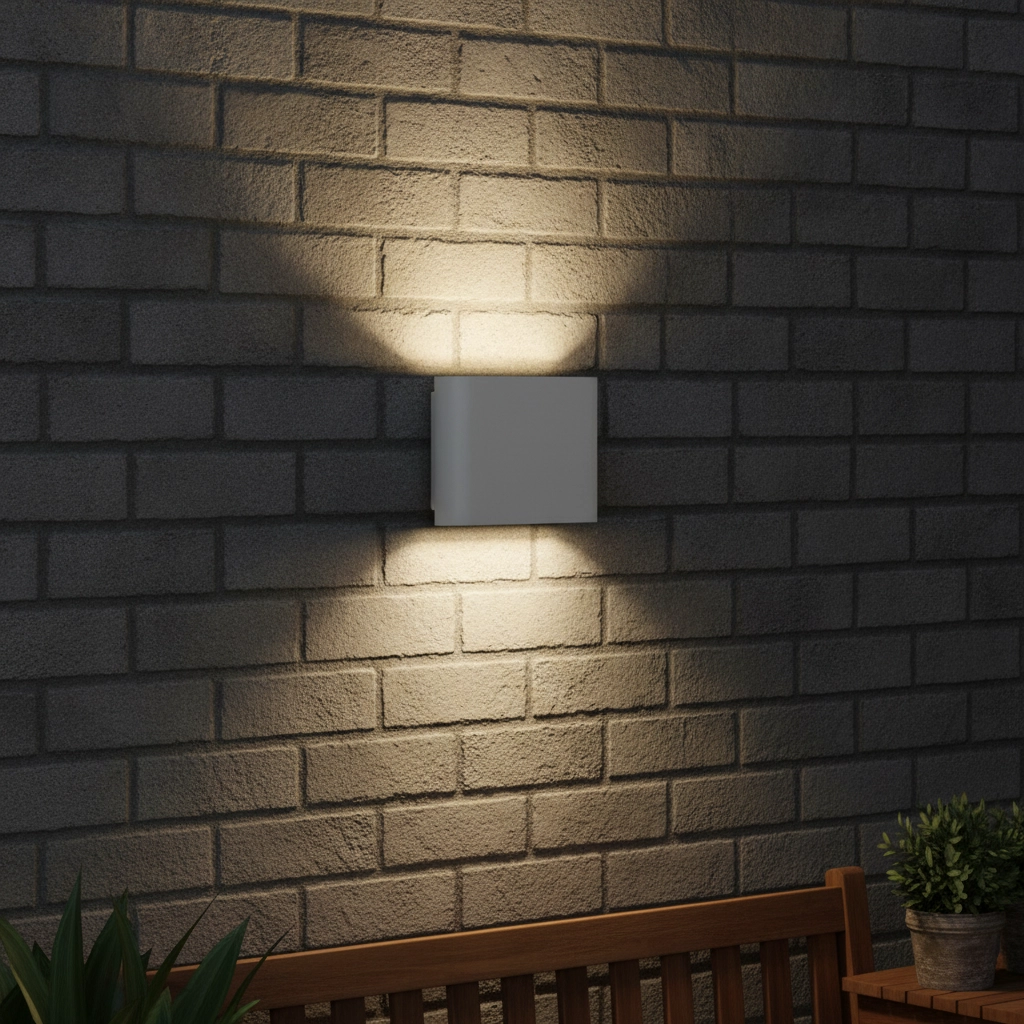 Sleek wall spotlight Soho S white