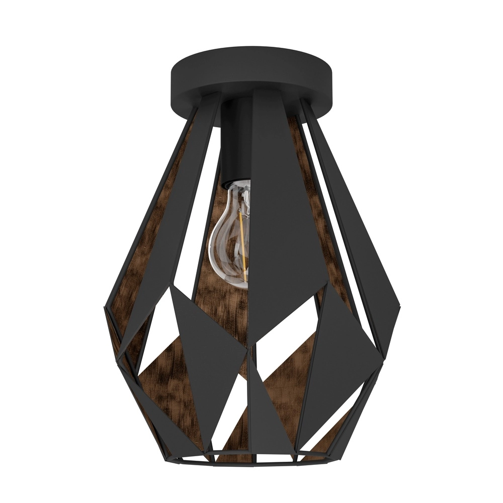 Ceiling lamp Carlton 1 Ø 20cm - black