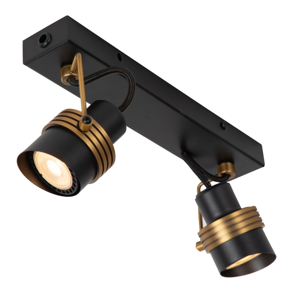 Ceiling light Tundran Black Lucide 5411212343604