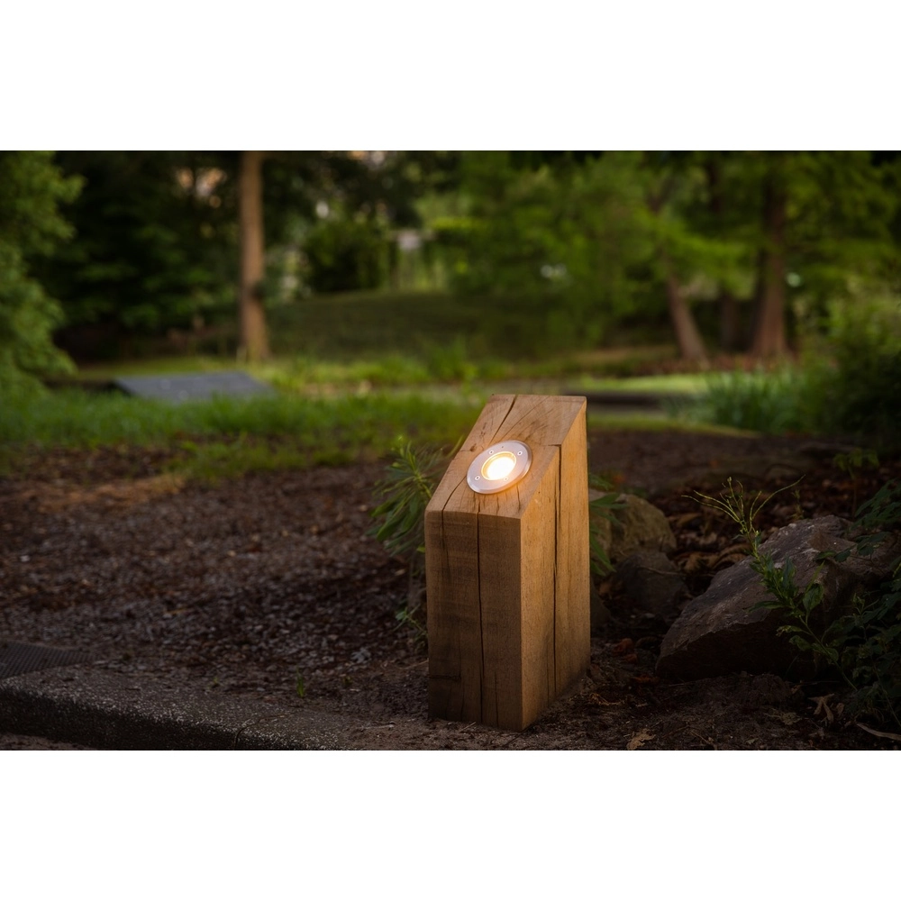 Wooden uplighter Sotto Rustic chestnut - 40cm - 2700K Timberlab 8716803514171