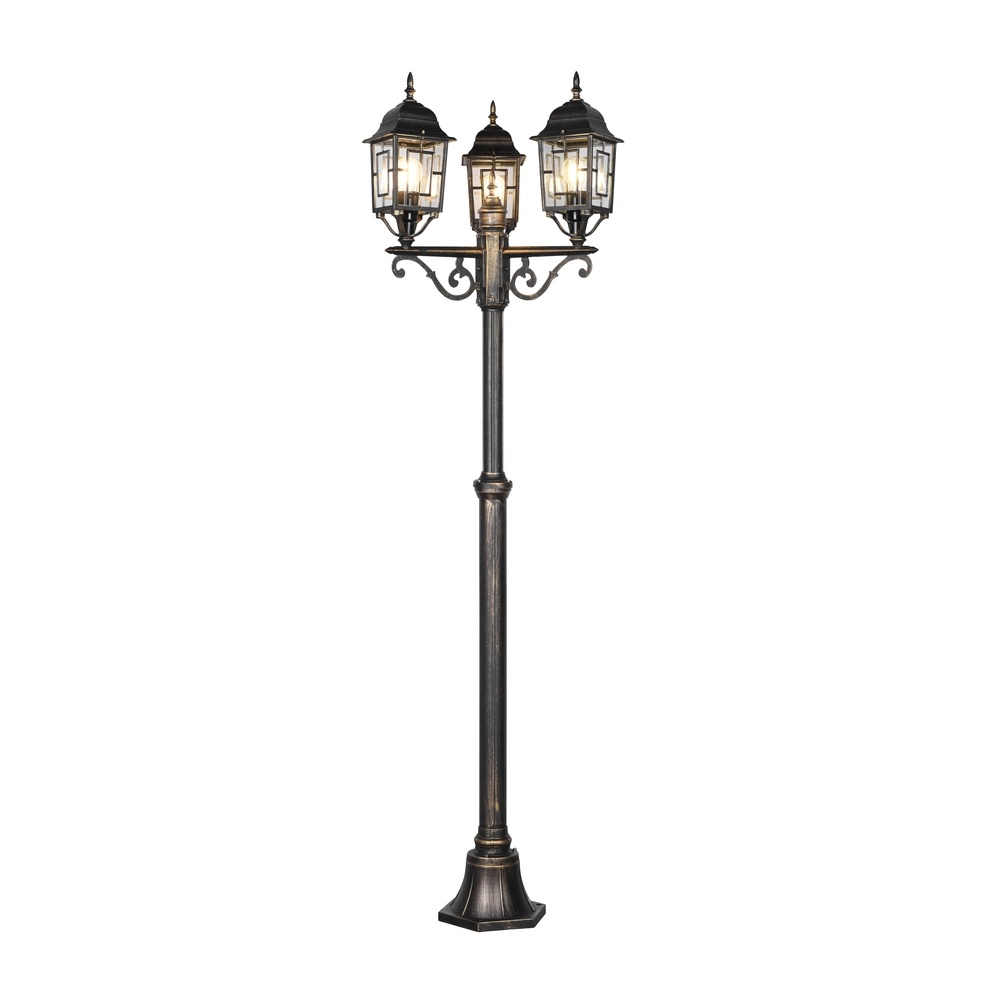 Lantern Volturno 3 crown antique brown