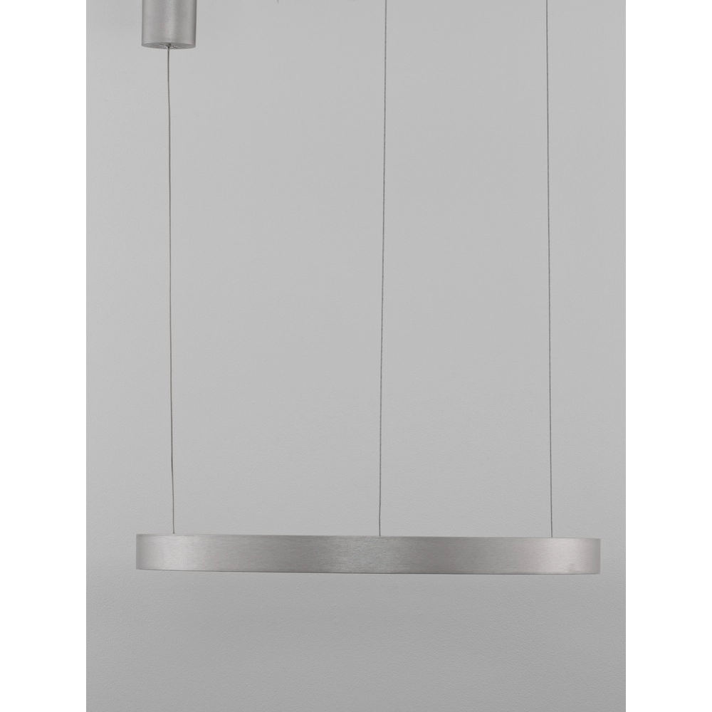 Design pendant lamp Elowen silver grey Ø 60cm Lyora 5212017439079
