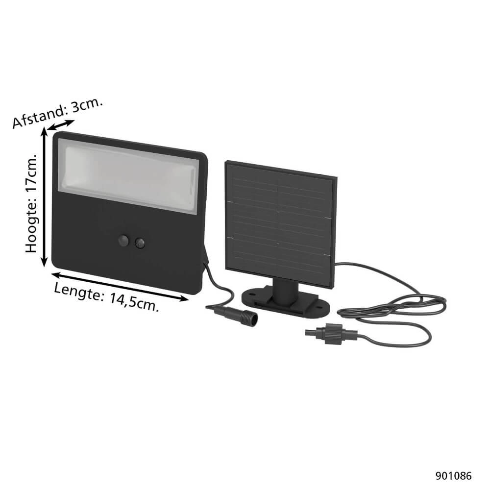 Solar set with solar panel Panettieri 11W Eglo 9008606297894