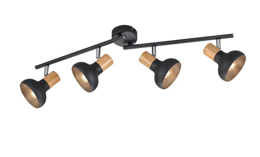 Ceiling light Latika 4-light black