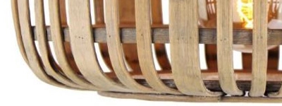 Ceiling lamp Woodrow 32cm wood brown Brilliant 4004353395284