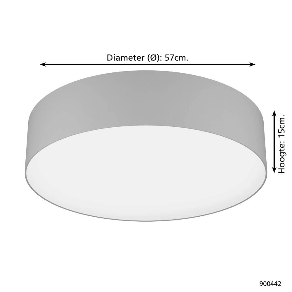 Ceiling lamp Zigbee Romao-Z gray Eglo 9008606243938
