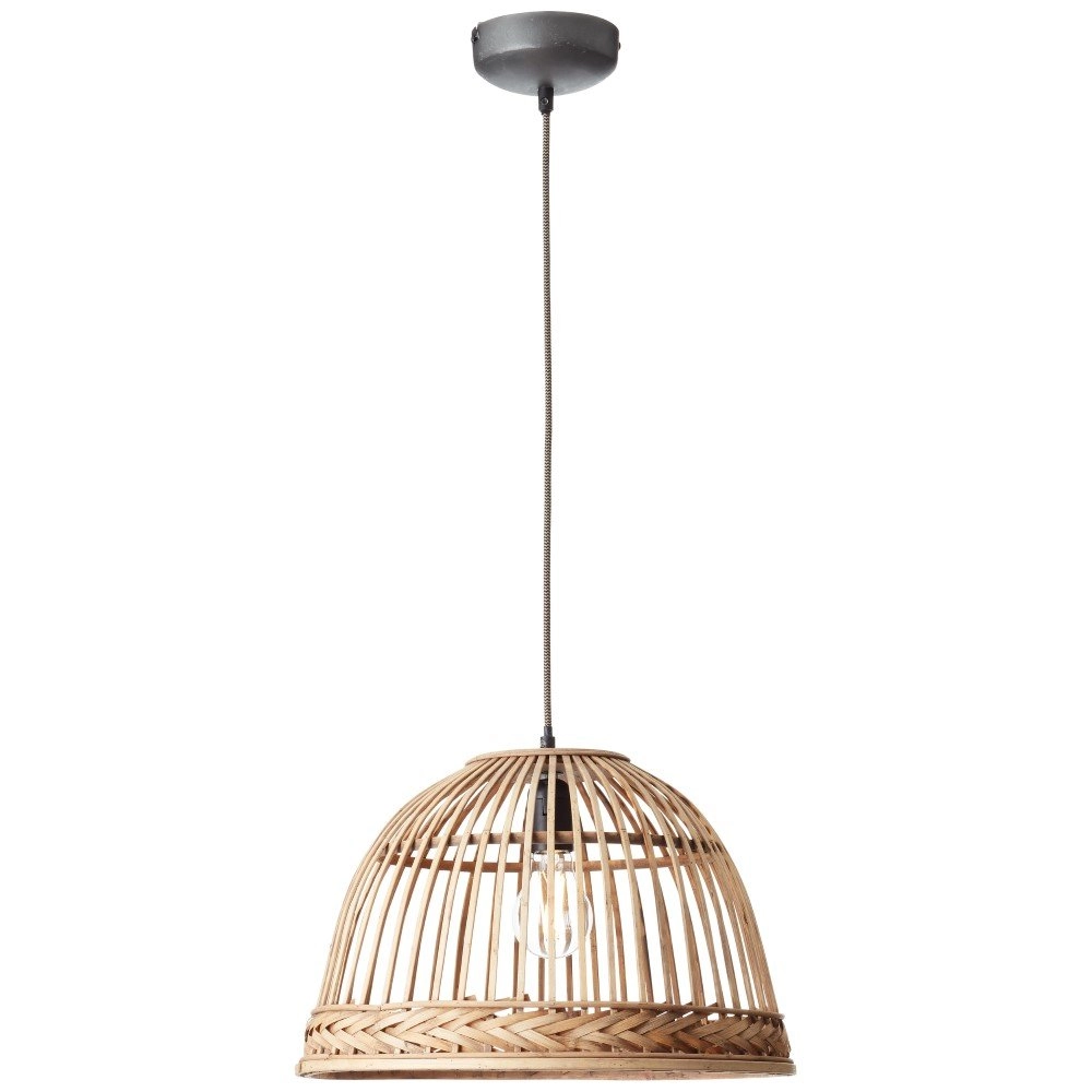 Rattan hanging lamp Padget Ø 42cm Brilliant 4004353351617