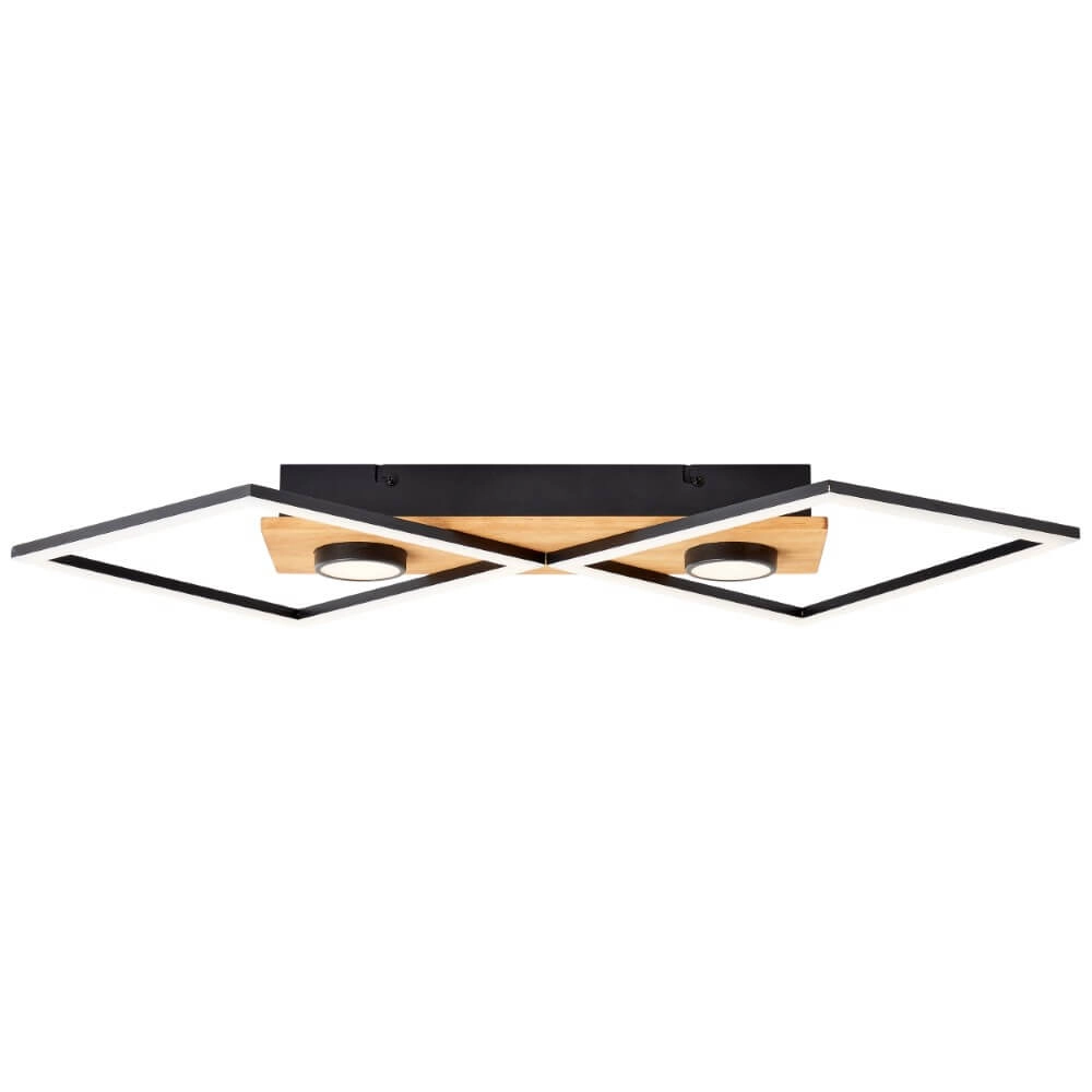 Wooden led ceiling light Woodbridge M