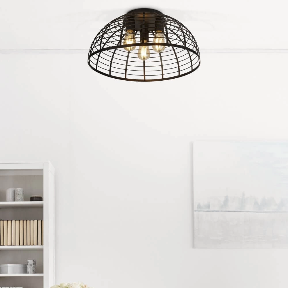 Industrial ceiling lamp Vision Ø 40cm Searchlight 5053423227603