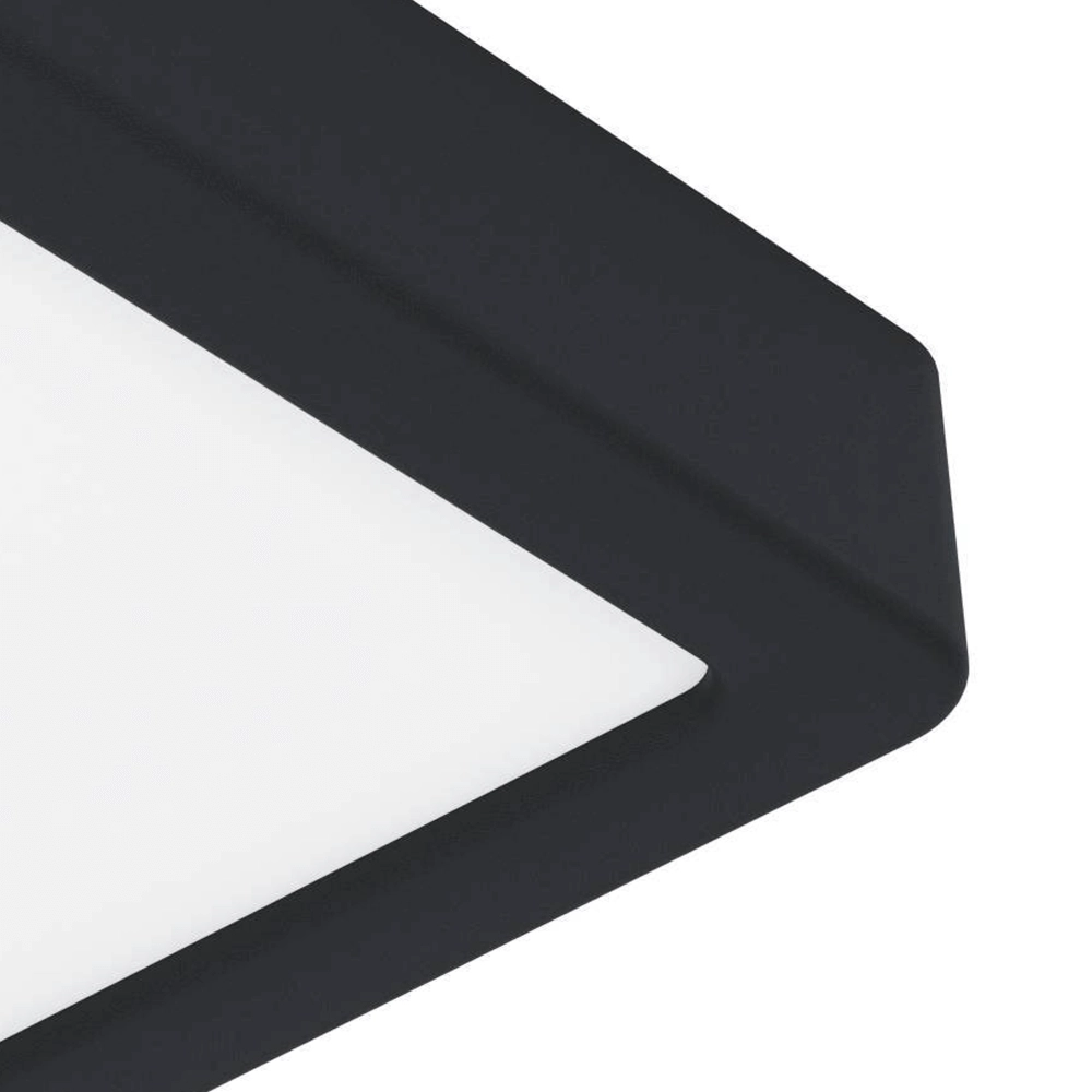 Black ceiling lamp Fueva 5 16 by 16cm Eglo 9008606244867