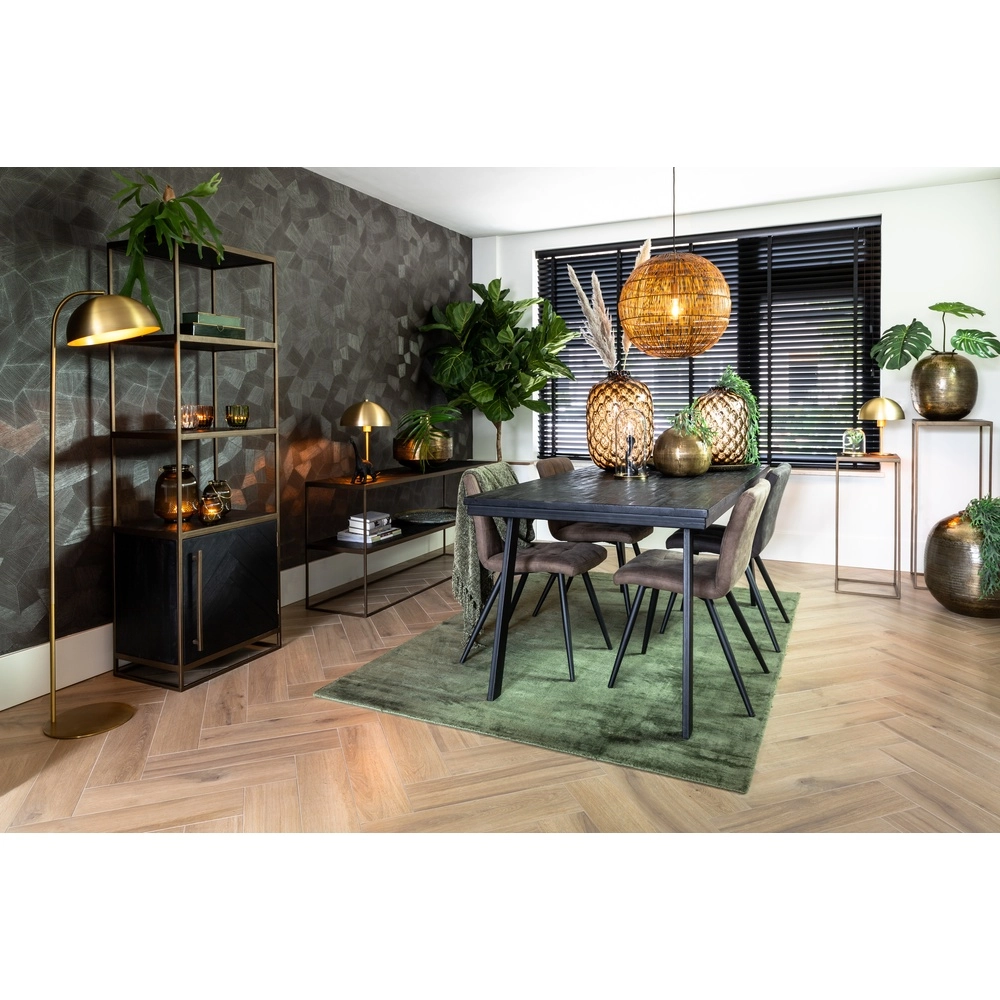 Table lamp Merel brass matt Ø 25cm Light & Living 8717807314231