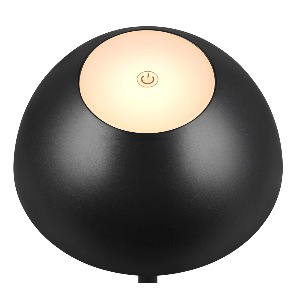 Table lamp Ricardo black Ø 13.5cm Trio 4017807601794