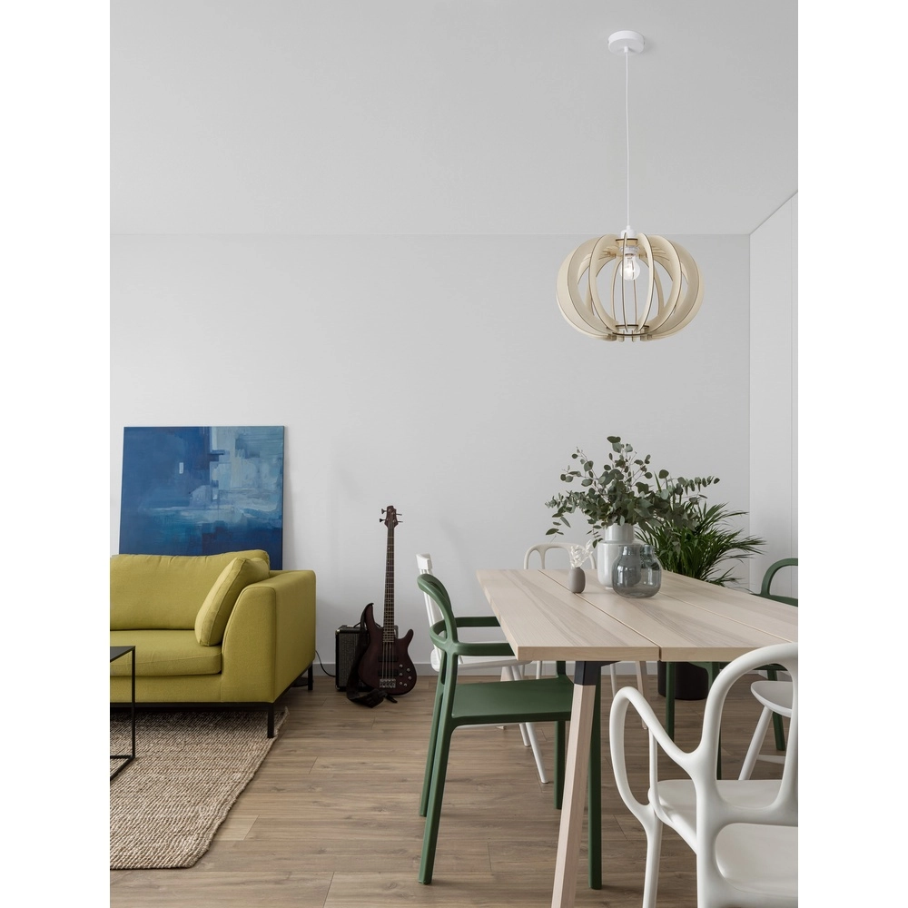 Wooden pendant lamp Ottoline light Ø 40cm Lyora 5212017436191