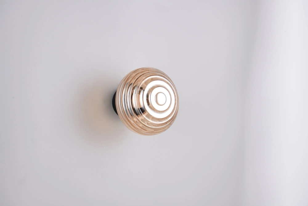 Wall lamp Earl Amber Glass Rechargeable Trio 4017807643435
