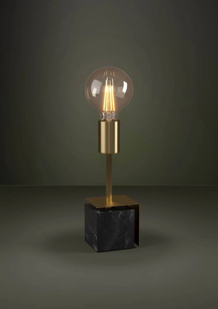 Gold table lamp Carmita with marble base Stars of Light 9008606240470
