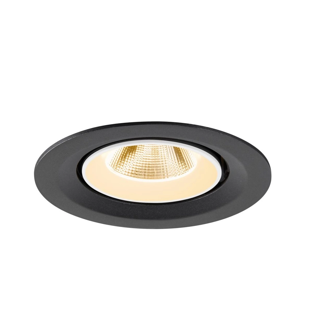 Recessed spotlight Numinos Gimble M black/white 2700K - 20deg SLV 4024163312127