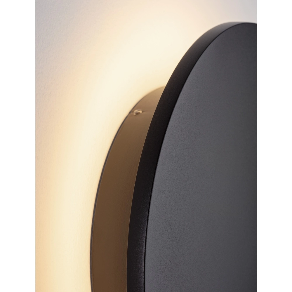 Round wall lamp Copper black Ø 24cm Lyora 5212017447364