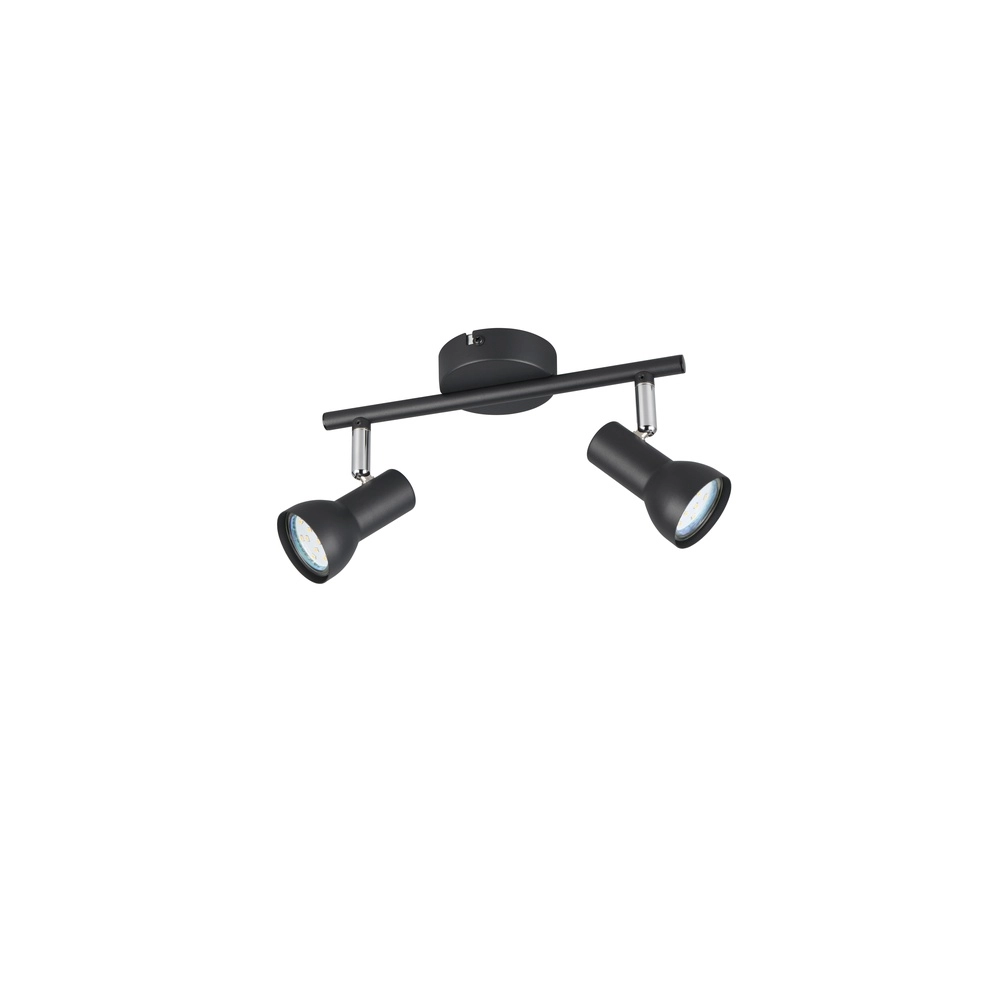 Ceiling lamp Cantar black 2-lights Trio 4017807615906