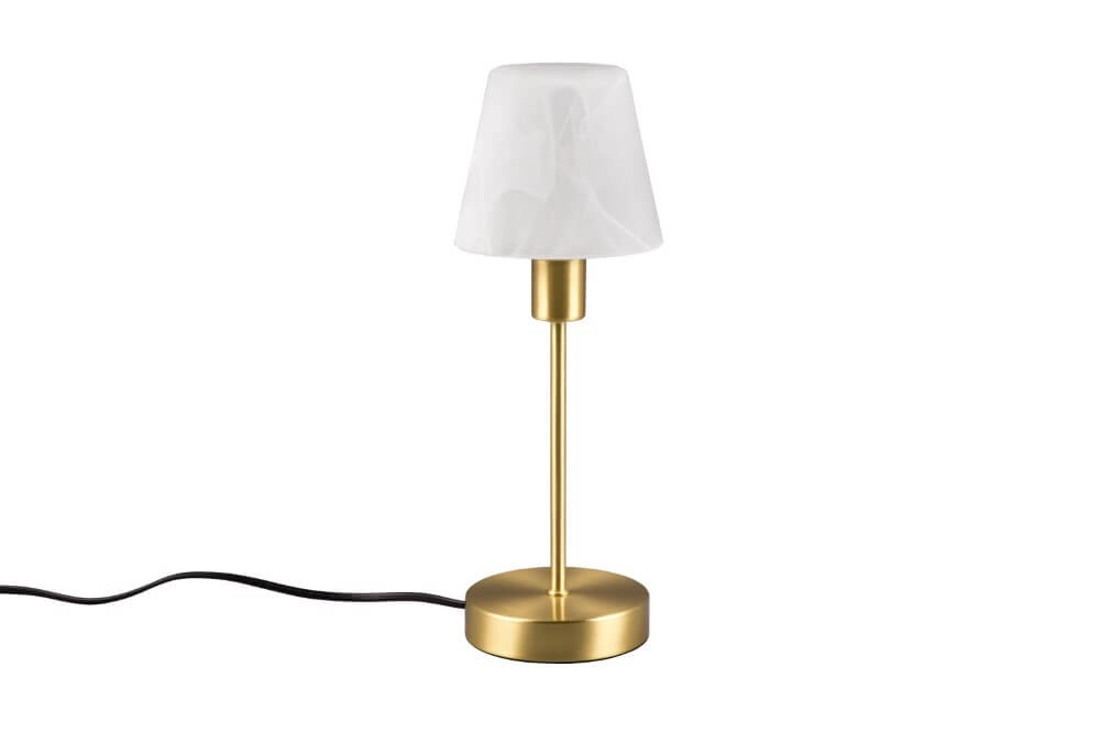 Table lamp Luis Ii gold with white glass Trio 4017807551297